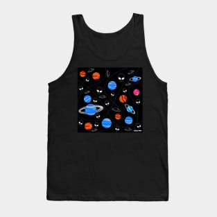 deep space in alien pattern Tank Top